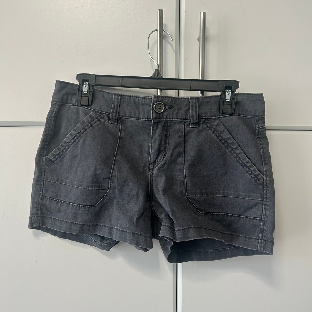 Unionbay Womens Cargo Shorts Gray Size 5 JB71863 J1R7Q38 Utility Mini Short